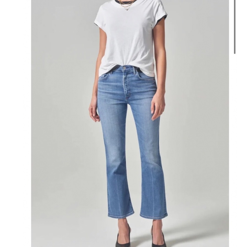 Citizens of Humanity Isola Cropped Bootcut Jeans 26